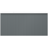 Mexen Rivel koupelnová skříňka 100 cm s umyvadlem Otis, 1 zásuvka, žebrovaná, grafit mat/bílá mat