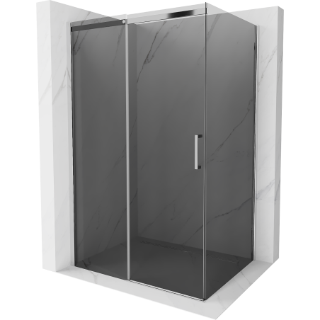 Mexen Omega posuvná sprchová kabina 100 x 90 cm, grafit, chrom - 825-100-090-01-40
