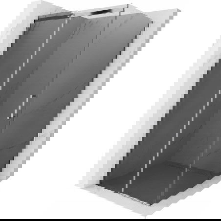 Mexen Omega sprchová kabina posuvná 100 x 100 cm, grafit, chrom - 825-100-100-01-40