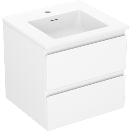 Mexen Orio koupelnová skříňka 50 cm s umyvadlem Otis, 2 zásuvky, bílá mat - 91A10-05047-2-BFF01-W18M01