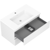 Mexen Orio koupelnová skříňka 80 cm s umyvadlem Otis, 2 zásuvky, bílá matná - 91A10-08047-2-BFF01-W18M01