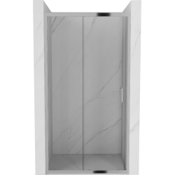 Mexen Apia rozsouvací sprchové dveře 125 cm, Průhledné, Chromovaná - 845-125-000-01-00