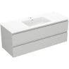 Mexen Orio koupelnová skříňka 120 cm s umyvadlem Otis, 2 zásuvky, šedá matná/bílá matná - 91A10-12047-2-BFF62-W18M01