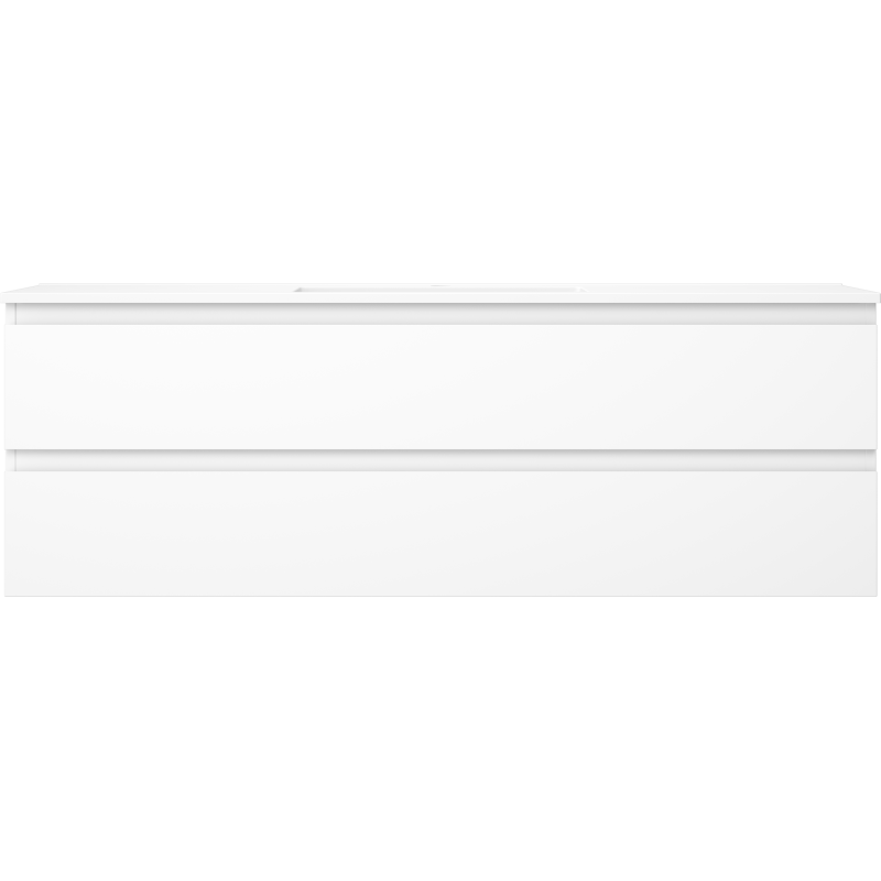 Mexen Orio koupelnová skříňka 140 cm s umyvadlem Otis, 2 zásuvky, bílá mat - 91A10-14047-2-BFF01-W18M01