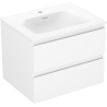 Mexen Orio koupelnová skříňka 60 cm s umyvadlem Vela, 2 zásuvky, bílá mat - 91A10-06047-2-BFF01-W23M01