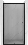 Mexen Apia posuvné sprchové dveře 110 cm, transparentní, černé - 845-110-000-70-00