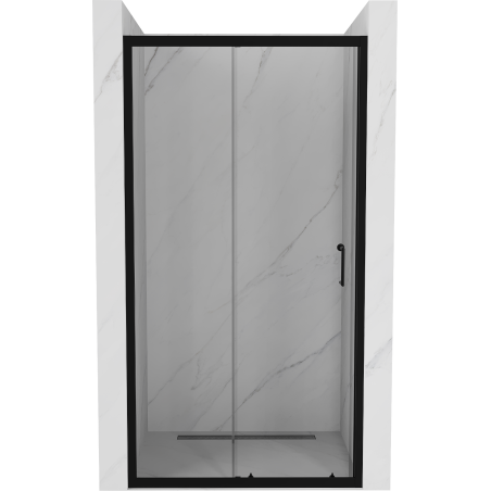 Mexen Apia posuvné sprchové dveře 120 cm, transparentní, černé - 845-120-000-70-00