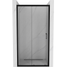 Mexen Apia rozsouvací sprchové dveře 90 cm, Průhledné, Černá - 845-090-000-70-00