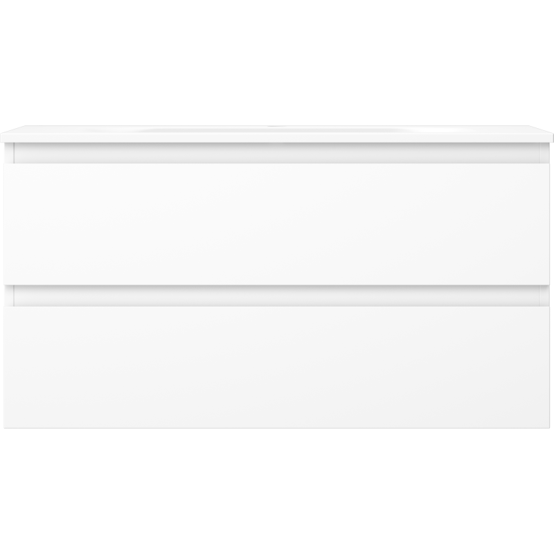 Mexen Orio koupelnová skříňka 90 cm s umyvadlem Vela, 2 zásuvky, bílá mat - 91A10-09047-2-BFF01-W23M01