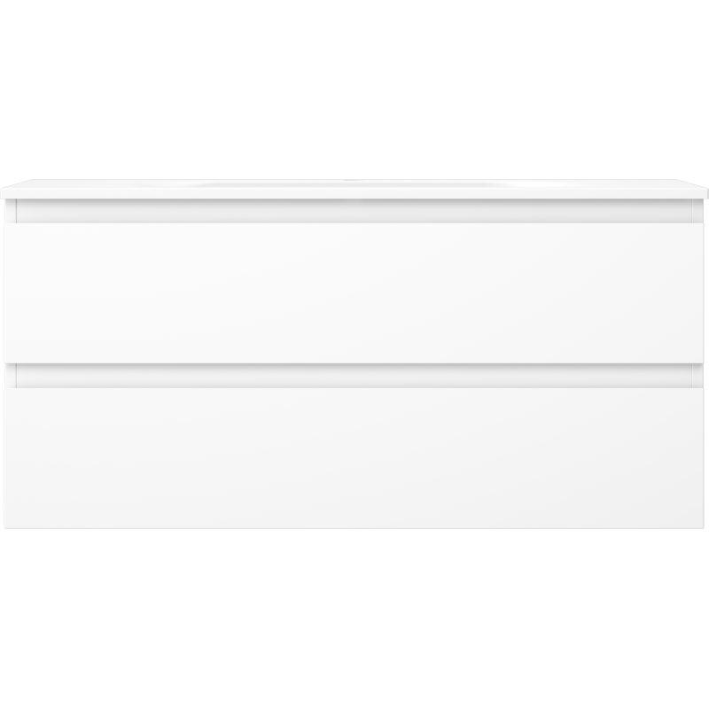 Mexen Orio koupelnová skříňka 100 cm s umyvadlem Vela, 2 zásuvky, bílá mat - 91A10-10047-2-BFF01-W23M01