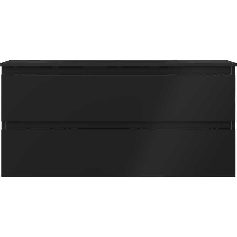 Mexen Orio koupelnová skříňka 100 cm s umyvadlem Vela, 2 zásuvky, černá mat - 91A10-10047-2-BFF71-W23M71