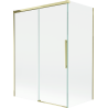 Mexen Rox 2křídlá sprchová zástěna 120 + 70 x 150 cm, transparentní, zlatá - 8C9-120-070-50-00