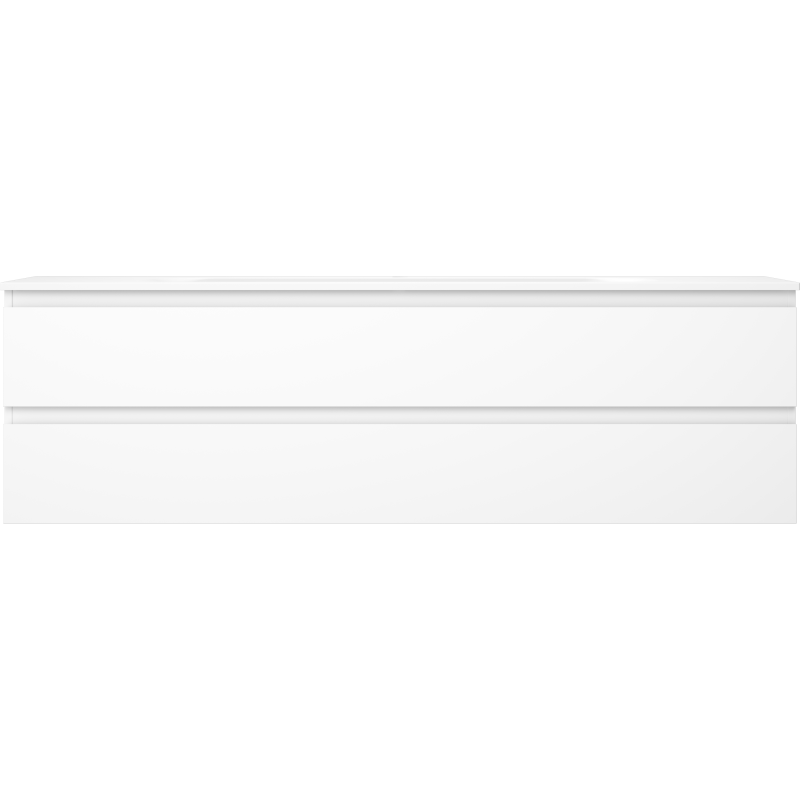 Mexen Orio koupelnová skříňka 160 cm s umyvadlem Vela, 2 zásuvky, bílá mat - 91A10-16047-2-BFF01-W23M01