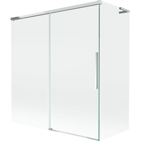 Mexen Rox L vana sprchová zástěna 2křídlá posuvná 150 + 70 x 150 cm, transparentní, chrom - 8C9L-150-070-01-00