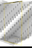 Mexen Apia sprchový kout posuvný 95 x 80 cm, transparentní, zlatý - 840-095-080-50-00