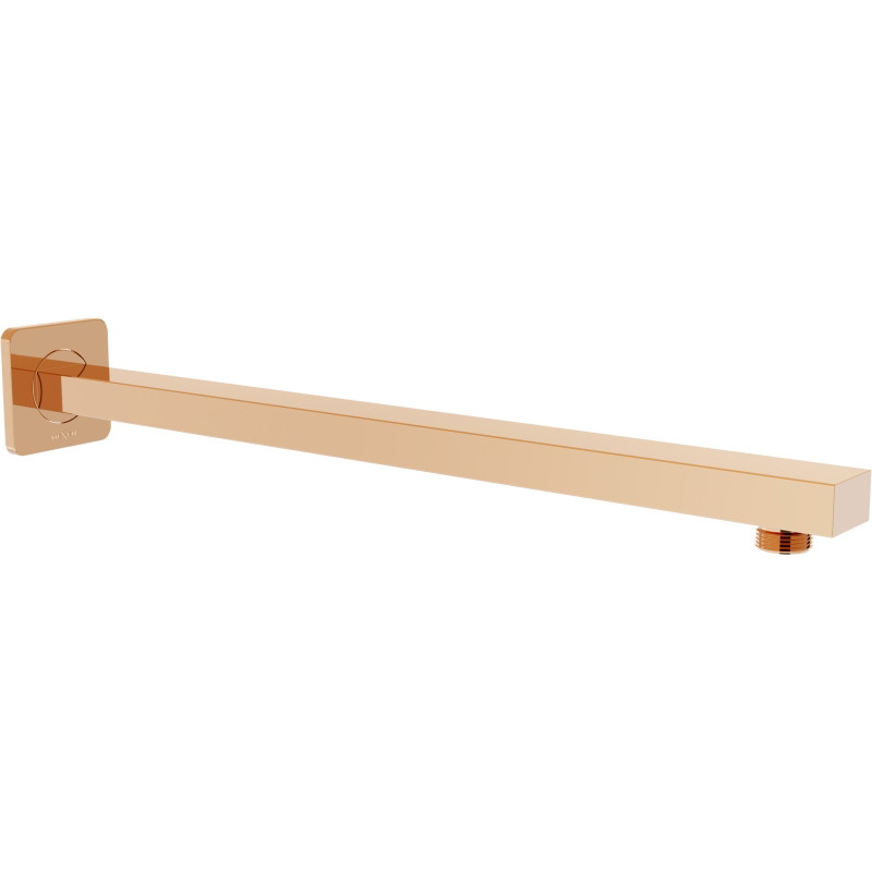 Mexen Cube nástěnné sprchové rameno 40 cm růžové zlato - 79112-60