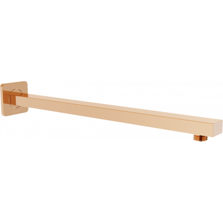 Mexen Cube nástěnné sprchové rameno 40 cm růžové zlato - 79112-60