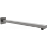 Mexen Cube nástěnné sprchové rameno 40 cm, gun gray kartáčovaný - 79112-66