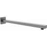 Mexen nástěnné sprchové rameno 40 cm, kartáčovaná šedá zbraň - 79112-66