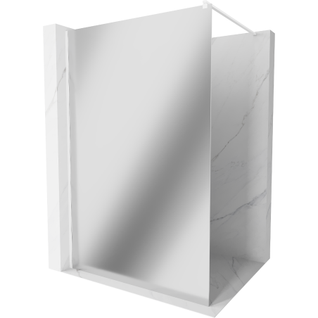 Mexen Kioto sprchová stěna Walk-in 70 x 200 cm, zrcadlo 8 mm, bílá - 800-070-101-20-50