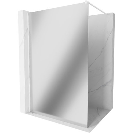 Mexen Kioto sprchová stěna Walk-in 120 x 200 cm, zrcadlo 8 mm, bílá - 800-120-101-20-50