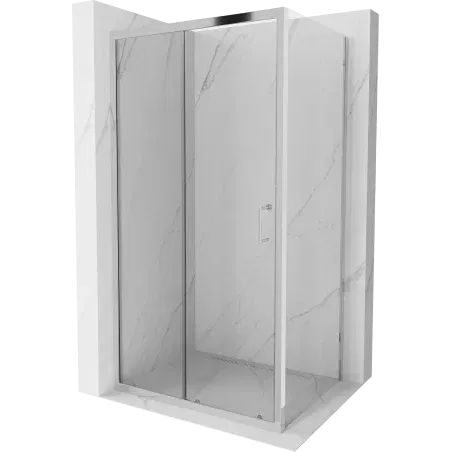 Mexen Apia sprchový kout posuvný 90 x 70 cm, průhledný, chrom - 840-090-070-01-00