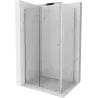 Mexen Apia sprchový kout posuvný 90 x 70 cm, průhledný, chrom - 840-090-070-01-00