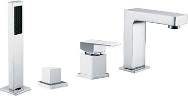 Mexen Cube baterie vanová, chrom - 72932-00