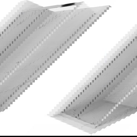 Mexen Apia posuvná sprchová kabina 90 x 90 cm, transparentní, chrom - 840-090-090-01-00