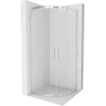 Mexen Rio sprchová kabina půlkruhová 70 x 70 cm, transparentní, chrom - 863-070-070-01-00