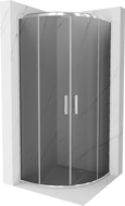 Mexen Rio sprchový kout půlkulatý 90 x 90 cm, grafit, chrom - 863-090-090-01-40