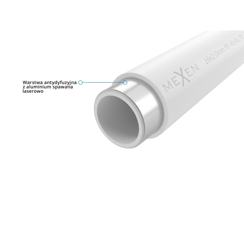 Mexen AL-L trubka PE-Xb/AL/PE 20 x 2 mm, 100 mb - W97101-1620-100