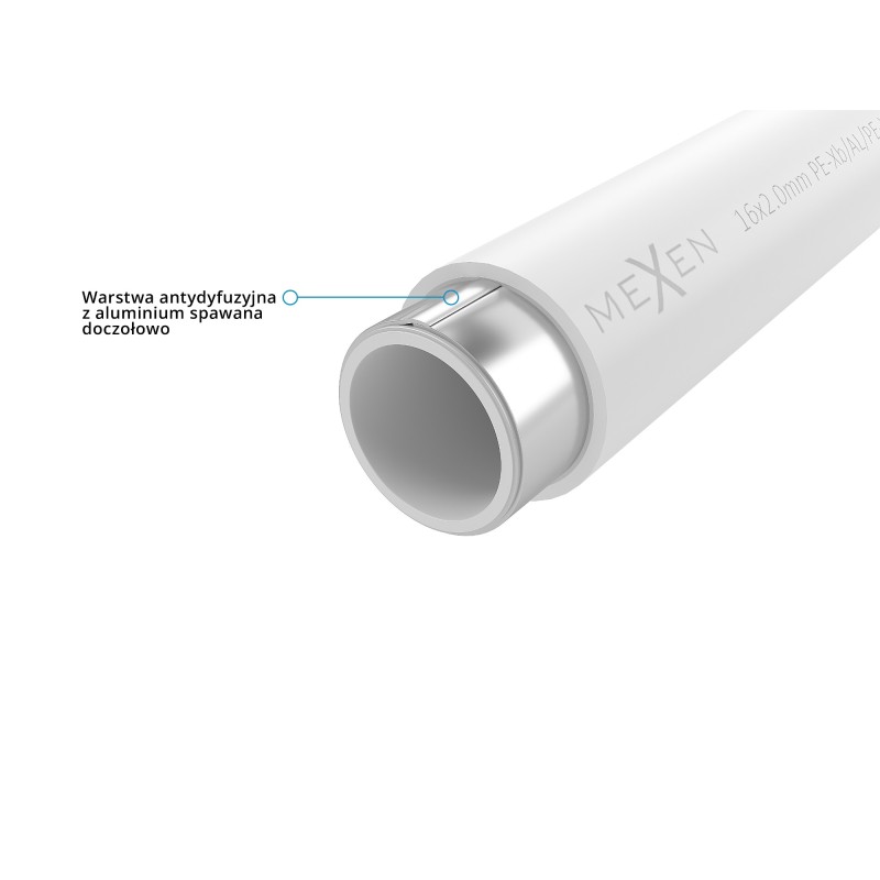 Mexen AL-O trubka PE-Xb/AL/PE-Xb 32 x 3 mm, 50 mb - W97105-2632-50