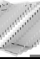 Mexen Roma sprchová kabina 100 x 120 cm, transparentní, černá - 854-100-120-70-00