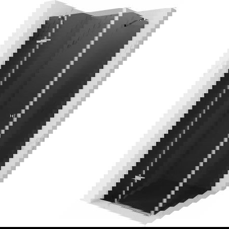 Mexen Roma sprchový kout s otevíracími dveřmi 90 x 90 cm, grafit, chrom - 854-090-090-01-40