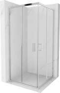 Mexen Rio čtvercový sprchový kout 90 x 90 cm, transparentní, chrom - 860-090-090-01-00
