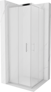 Mexen Rio čtvercová sprchová kabina 70 x 70 cm, matné sklo, chrom - 860-070-070-01-30