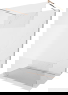 Mexen Kioto volně stojící sprchová stěna 140 x 200 cm, transparentní/matné 8 mm, růžové zlato - 800-140-002-60-35