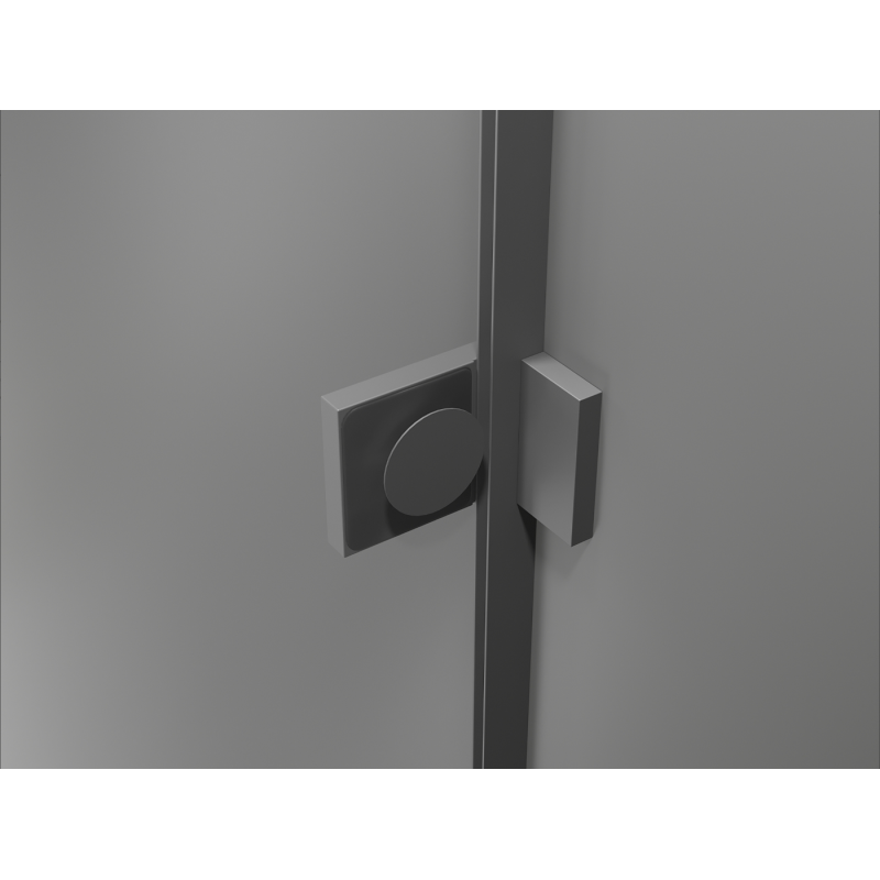 Mexen Lunar Duo sprchový kout s otevíracími dveřmi vlevo 120 x 110 cm, transparentní, gun metal - 834-120L-110P-95-00