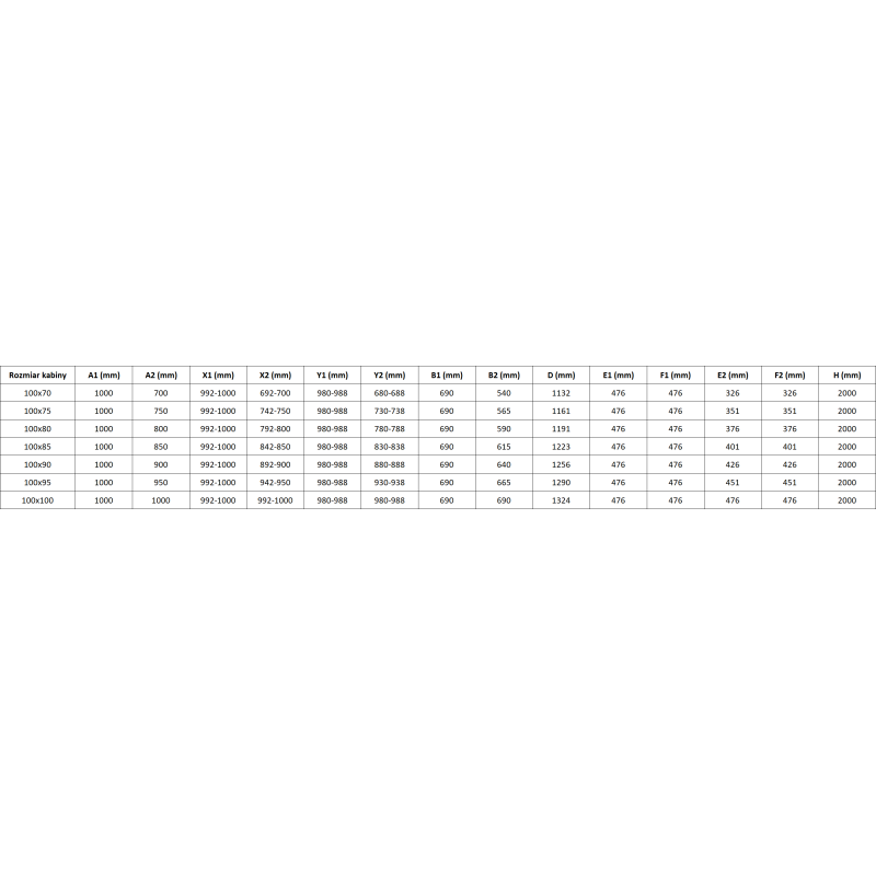 Mexen Lunar-F Duo skládací sprchový kout 100 x 70 cm, průhledný, kartáčovaný gun gray - 836-100L-070P-66-00