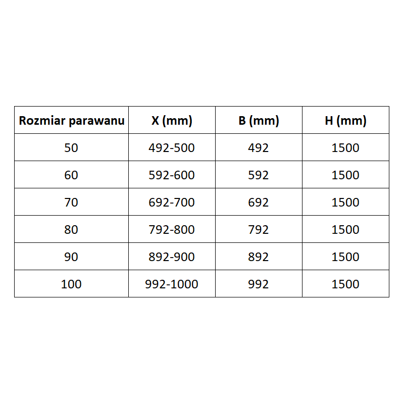 Mexen Lunar vanová zástěna 1-křídlová 100 x 150 cm, transparentní, bílá - 897-100-000-20-00