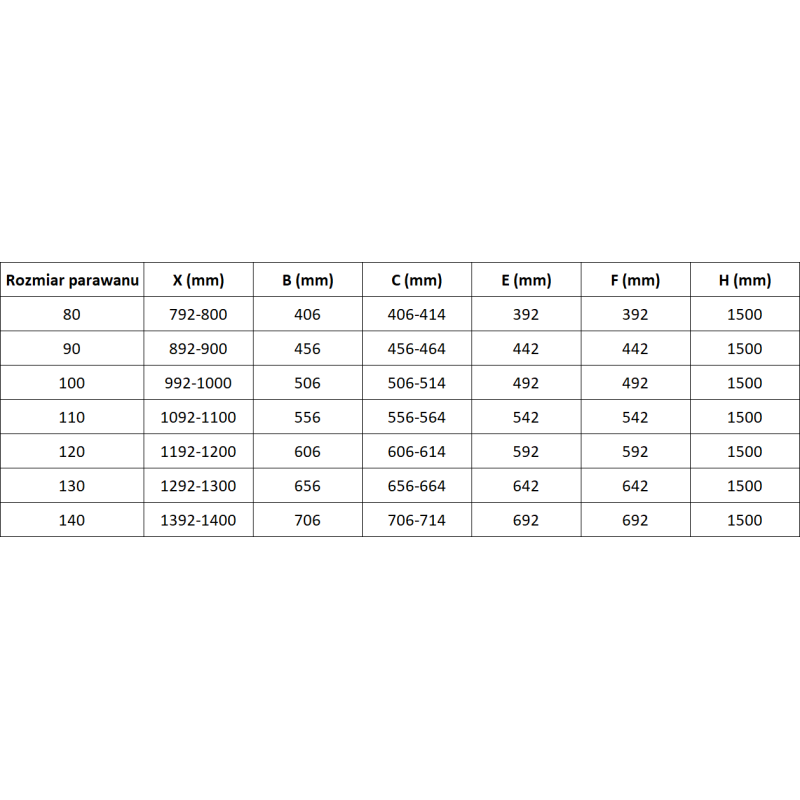 Mexen Lunar sprchová zástěna 2-křídlová levá 100 x 150 cm, transparentní, bílá - 897-100-100-20-00-L