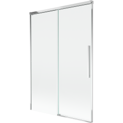 Mexen Rox dvoukřídlá posuvná vanová zástěna 120 x 150 cm, transparentní, chrom - 8C9-120-001-01-00