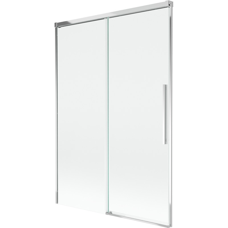 Mexen Rox dvoukřídlá posuvná vanová zástěna 120 x 150 cm, transparentní, chrom - 8C9-120-001-01-00