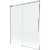 Mexen Rox vanová zástěna 2-křídlová posuvná 140 x 150 cm, transparentní, chrom - 8C9-140-001-01-00
