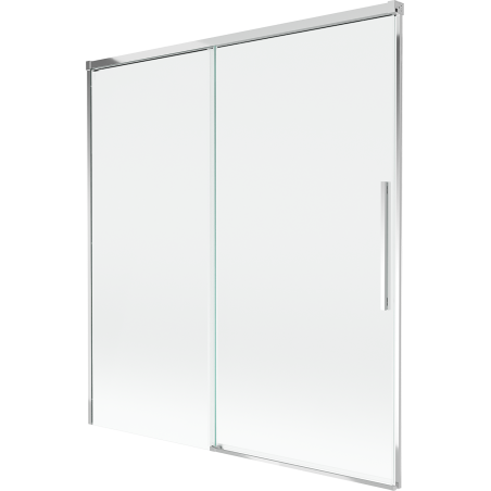 Mexen Rox dvoukřídlá posuvná vanová zástěna 150 x 150 cm, transparentní, chrom - 8C9-150-001-01-00