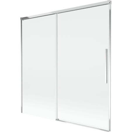 Mexen Rox posuvná dvoudílná vanová zástěna 160 x 150 cm, transparentní, chrom - 8C9-160-001-01-00