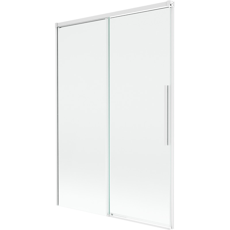 Mexen Rox sprchová zástěna vanová 2-dílná posuvná 120 x 150 cm, transparentní, bílá - 8C9-120-001-20-00