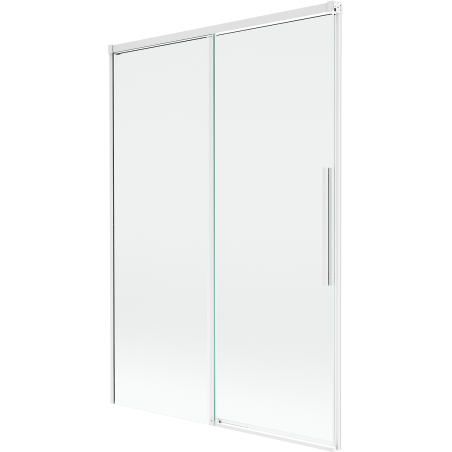 Mexen Rox sprchová zástěna vanová 2-dílná posuvná 120 x 150 cm, transparentní, bílá - 8C9-120-001-20-00