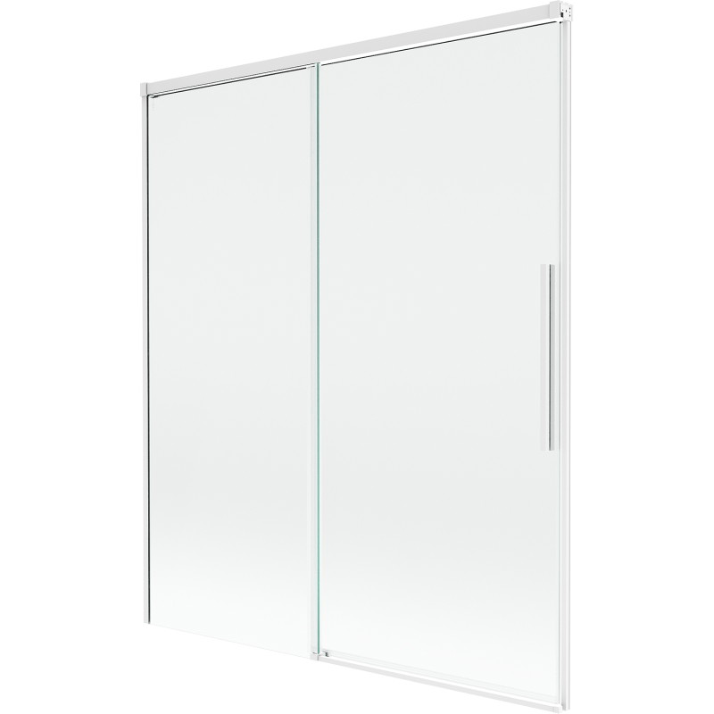 Mexen Rox posuvný sprchový kout dvoukřídlý 140 x 150 cm, průhledný, bílý - 8C9-140-001-20-00